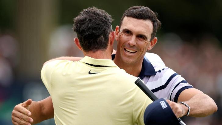 Golfers Billy Horschel and Rory McIlroy